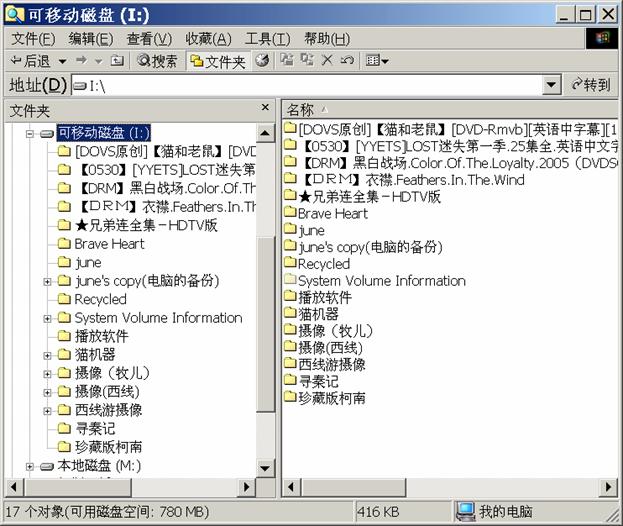 手工重建目录