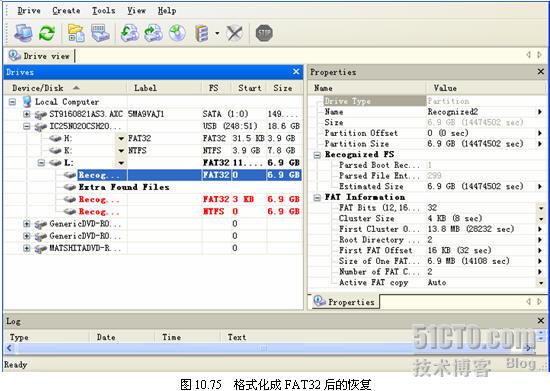 格式化成FAT32后的恢复